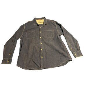 Tommy Bahama Mens Relax Denim Shirt 3XL Button Front Long Sleeve Casual Cotton